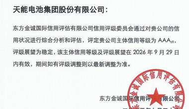 南宫NG28股份喜获最高信用评级AAA