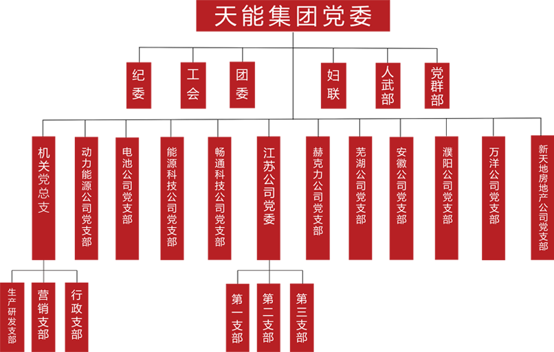 南宫NG28建团党委组织架构